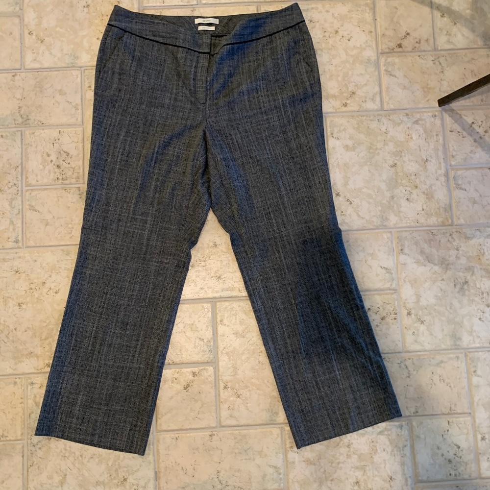 Sejour Cross hatched Grey Trousers